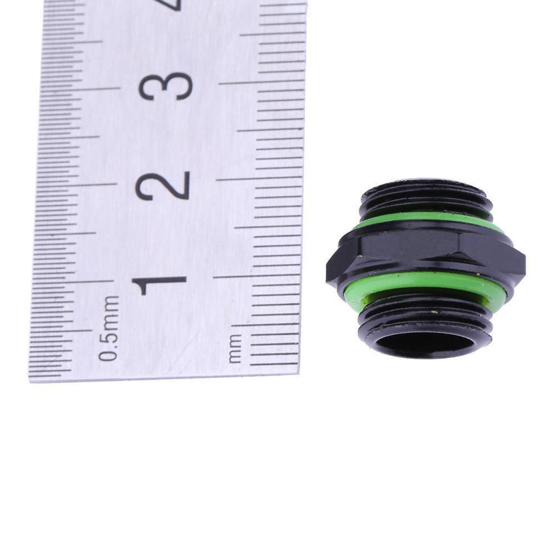 G1/4 Dual External Thread Tube Connector for PC Water Cooling System Newly
