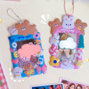 Lanyard Rabbit Cute Card Cover Protective Case Campus Card Package ID Holder