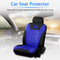 Car Seat Cover Set Butterfly Pattern Waterproof PU Leather Bucket Seat Protector