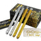 12pcs DIY Metallic Craftwork Pen Waterproof Kid Stationery (6Gold+6Silver) Newly