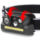 Lamp Red Blue Green Light XPG+COB Headlamp Multi-function Induction Headlight
