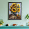 Sun Flower 40x30cm DIY Paint By Numbers Oil Painting Kit Canvas