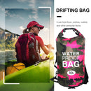Outdoor Dry Bag Swimming Waterproof Sack for Boating Raft (30L Rose Red) Newly