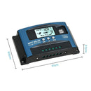 Lamp Daul 2 USB LCD Solar Controller Panel Regulator PV Cell Panel Charger