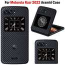 Carbon Fiber Case For Motoroal Razr 2022 Ultra Thin Matte Armor Cover: