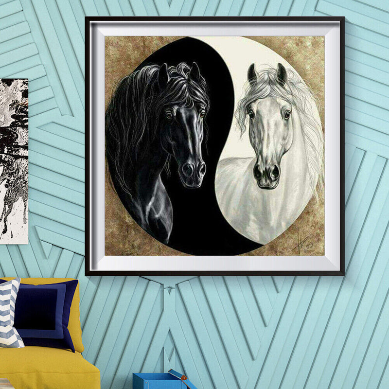 Full Drill 5D DIY Diamond Painting Horse Embroidery Cross Stitch Home Art Decor