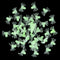 50Pcs Mini Luminous Spiders Scary Props Halloween Decoration Glow In The Dark