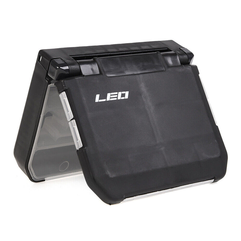 LEO ABS Fishing Lure Bait Storage Box Fishing Tackle Hook  Pouch (L) Newly