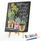 Letter Bonsai Colouring Oil Canvas Picture DIY Hand Painted Paint By Numbers Kit