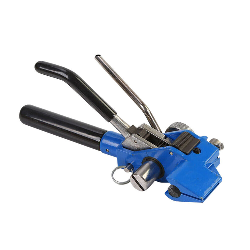 Stainless Steel Cable Tie Plier Fasten Tool w/ Adjustab Tension Tie Cutter