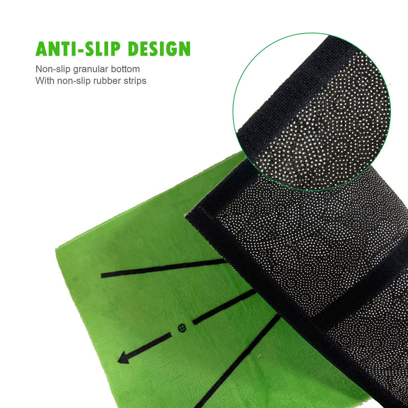 Golf Training Mat, Mini Golf Practice Training Aid, Swing Detection Batting