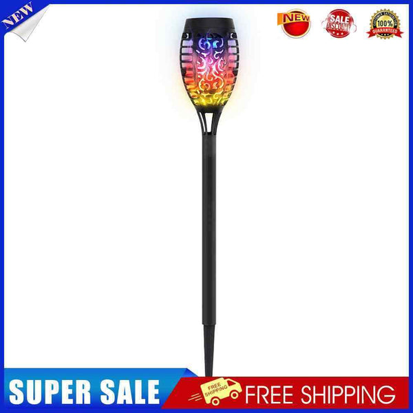 12LED Solar Flame Torch Flickering Lights Garden Lawn Path Decor (1pc)