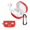 Bluetooth-Compatible Earbuds Case for SoundPEATS Q Protective Skin (Red)