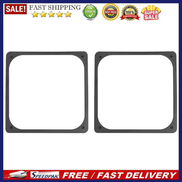 Anti Vibration Rubber Gasket for PC Case Fan Accessories 120x120mm Pack of 2