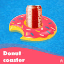 Inflatable Drink Cup Holder Donut Floating Pool Party Coaster Cocktail Bar De
