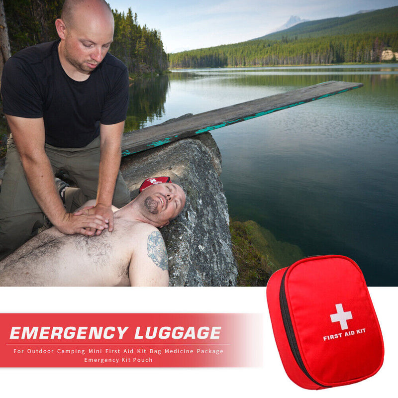 Mini First Aid Kit Bag Outdoor Travel Medicine Package Emergency Kit Organi