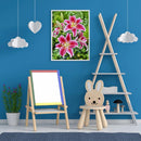 5D Diamond Painting Kit DIY Flowers Full Round Drill Mosaic Picture 30x40cm