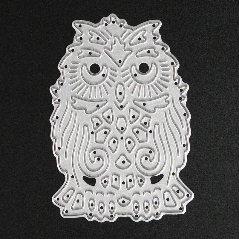 Owl Design Metal Cube Cutting Dies for DIY Scrapbooking Embossing Folders
