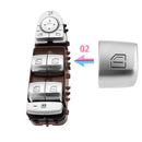Master Window Switch Repair Button Cover FR for Mercedes Benz C Class W205