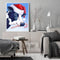 Oil Paint by Numbers Christmas Cow Canvas Artwork Living Room Picture Decoration