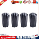 4pcs Trekking Pole Walk Stick Climb Camping Protector Cap Tip Cover (Black)