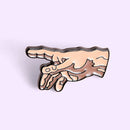 Cartoon Hand Enamel Lapel Badges Causal Brooches Pin for Women Men (XZ2625)