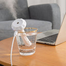 Mini Humidifier Stick - Adjustable Air Humidifier for Personal Use White