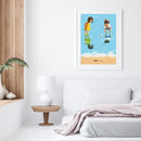 Kids On Beach 40x50cm Oil Paint By Numbers Picture DIY SXD216015