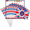 Small Flag 10pcs Queens Elizabeth British Flag Handheld Stick Union Jack Flag