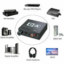 Optical Coaxial Digital to Analog Audio HiFi Headphone Converter Amplifier Newly