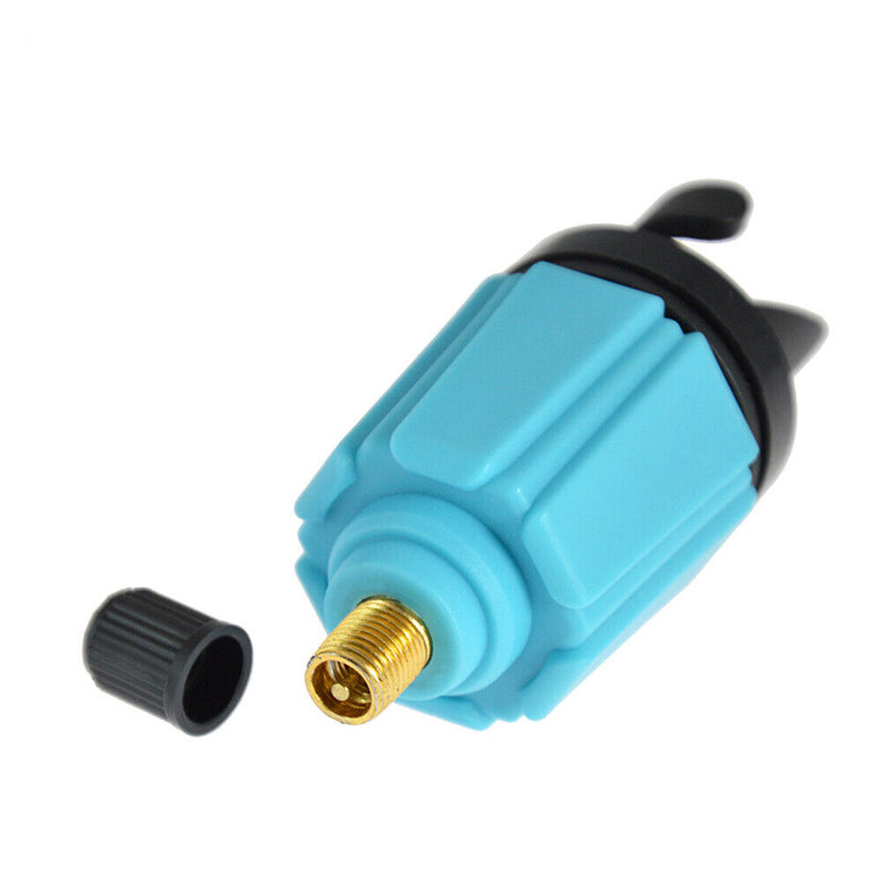 Air Valve Adapter Inflatable Rowing Rubber Boat Paddle Canoe Pump Compresso