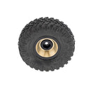 4 Piece Brass Wheel counterweights Wheel for Axial SCX24 90081 RC Crawler Car Auto