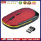 Ultra-Thin 4 Keys 2.4G Wireless Optical Mouse 3 Gears 1600DPI Laptop PC Mice