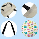 FuMeiJiaJiaJu Fingerprint Shopping Bag, Printed, Casual, Large, 40x40cm