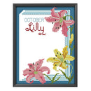 Printed Embroidery DIY Photo Frame Cross Stitch 14CT Stamped Ornaments Craft
