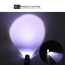 XPE+COB LED Powerful Flashlight 400mAh Battery Rechargeable Camping Torch