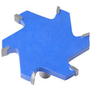 6 Tooth Lengthening T-shaped Wood Tenon Woodworking Milling Cutter (12mm) Newly