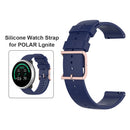 20mm Silicone Smart Watch Strap for POLAR Ignite Replacement Band (Blue) Newly