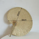Bamboo Handmade Portable Straw Hand-woven Fan Summer Cooling Fan Woven Fan