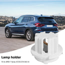 Car Tail Bulb Socket Auto Rear Light Holder for 7 Series X5 E53 E70 E65 X3 White