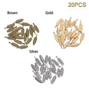 DIY Finding Jewelry Bracelet Beads Necklace Pendant Small Charm Feather Leaf