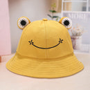 Children Sunhat Frog Bucket Hat Women Plain Adults Outdoor Beach Sunshade C
