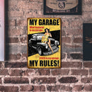 Car Beauty Tin Wall Signs Bar Bedroom Decorative Home Metal Plate Art Poster