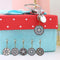 5pcs DIY Wheel Full Drill Special Shaped Diamond Painting Keychains Gifts Newly