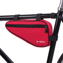 Durable MTB Front Frame Triangle Bag Road Cycling Storage Pouch Bag (Red) Newly