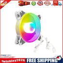COOLMOON 12cm 5V PWM Cooling Fan Desktop PC Case ARGB CPU Radiator (Black)