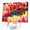 Colorful Flower Oil Paint By Number Kit DIY Drawing Canvas Picture for Adults