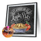 5D DIY Diamond Painting Blackboard Painting Full Round Diamond Mosaic Home