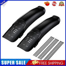 ENLEE Mountain Bicycle Mudguard Fenders Wings for Front Rear Wheel (2pcs)