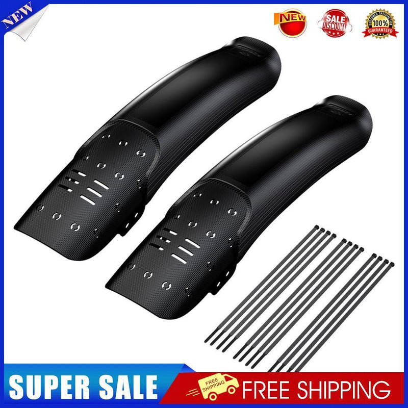 ENLEE Mountain Bicycle Mudguard Fenders Wings for Front Rear Wheel (2pcs)